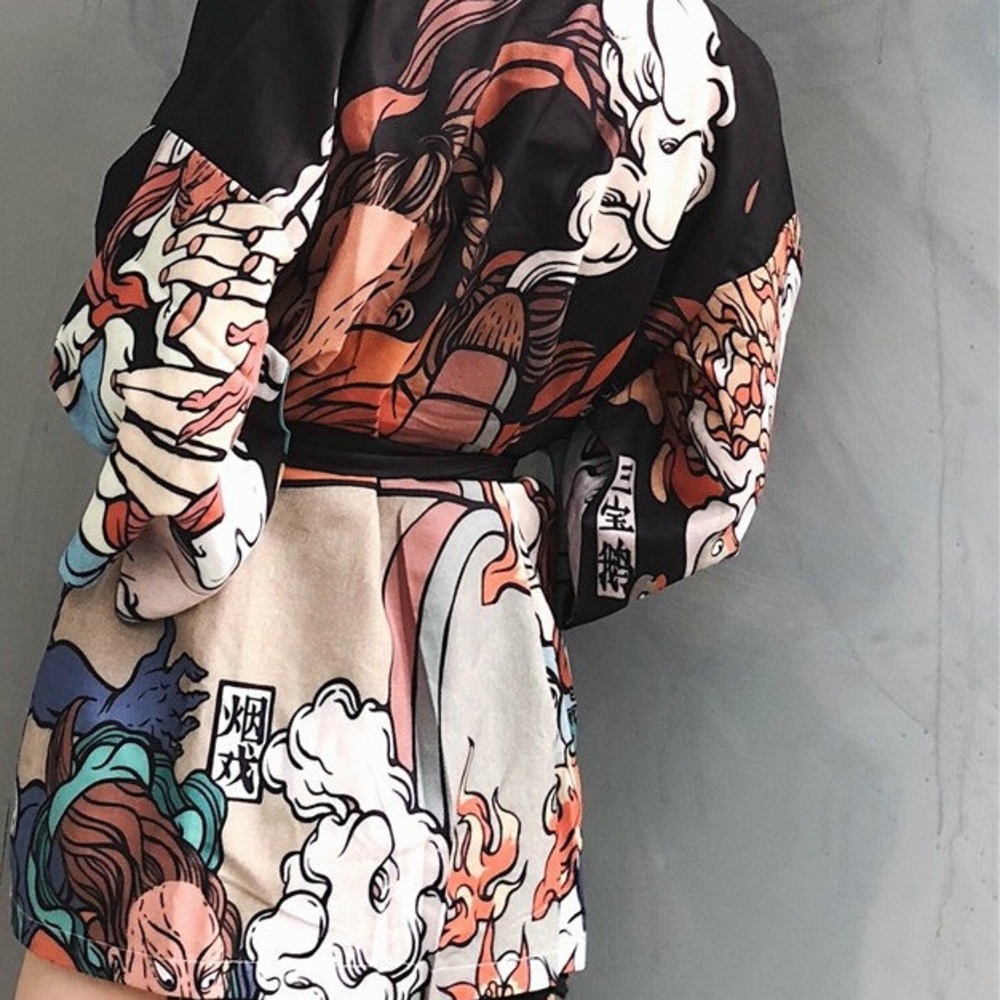 Asian kimono top - Picture 3 of 3